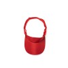 Козырек WIZER из мягкой микрофибры, красный
