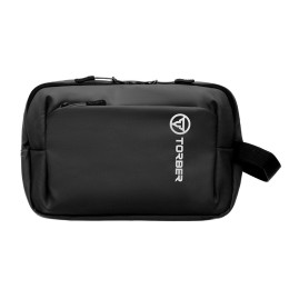 Несессер TORBER Mobi, черный, полиэстер 900D с PU покрытием, 27 х 18 х 6 см