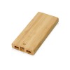 Внешний беспроводной аккумулятор из бамбука "Bamboo Air", 10000 mAh