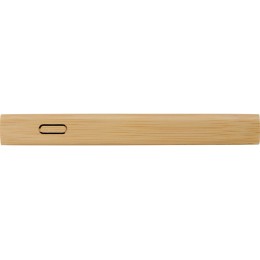 Внешний беспроводной аккумулятор из бамбука "Bamboo Air", 10000 mAh