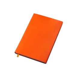 Блокнот C1 софт-тач, гибкая обложка, 128 листов, оранжевый