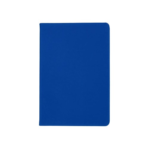 Бизнес-блокнот C2 софт-тач, твердая обложка, 128 листов, синий