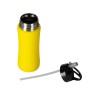 Бутылка для воды "Bottle C1", сталь, soft touch, 600 мл, желтый