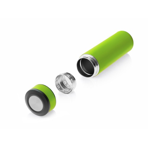 Вакуумный термос "Vacuum Flask C1", soft touch, 420мл, зеленое яблоко