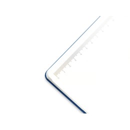 Бизнес-блокнот "С3" софт-тач с магнитом, твердая обложка, 128 листов, синий