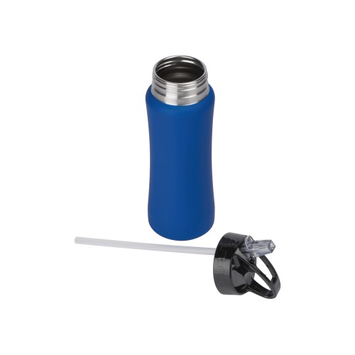 Бутылка для воды "Bottle C1", сталь, soft touch, 600 мл, синий