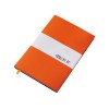 Блокнот C1 софт-тач, гибкая обложка, 128 листов, оранжевый