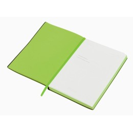 Бизнес-блокнот C1 софт-тач, гибкая обложка, 128 листов, зеленое яблоко (Р)