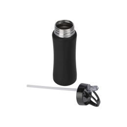 Бутылка для воды "Bottle C1", сталь, soft touch, 600 мл, черный