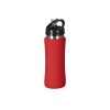 Бутылка для воды "Bottle C1", сталь, soft touch, 600 мл, красный