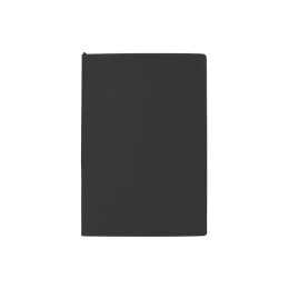 Бизнес-блокнот C1 софт-тач, гибкая обложка, 128 листов, черный