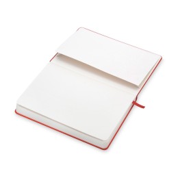 Бизнес-блокнот "С3" софт-тач с магнитом, твердая обложка, 128 листов, красный