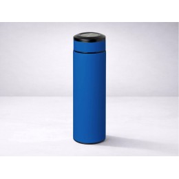Вакуумный термос "Vacuum Flask C1", soft touch, 420мл, синий