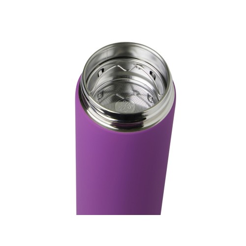 Вакуумный термос "Vacuum Flask C1", soft touch, 420мл, фиолетовый