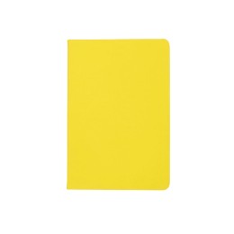 Бизнес-блокнот C2 софт-тач, твердая обложка, 128 листов, желтый