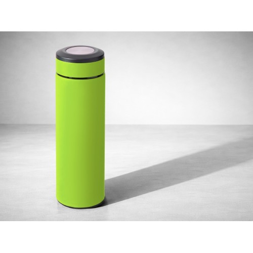 Вакуумный термос "Vacuum Flask C1", soft touch, 420мл, зеленое яблоко