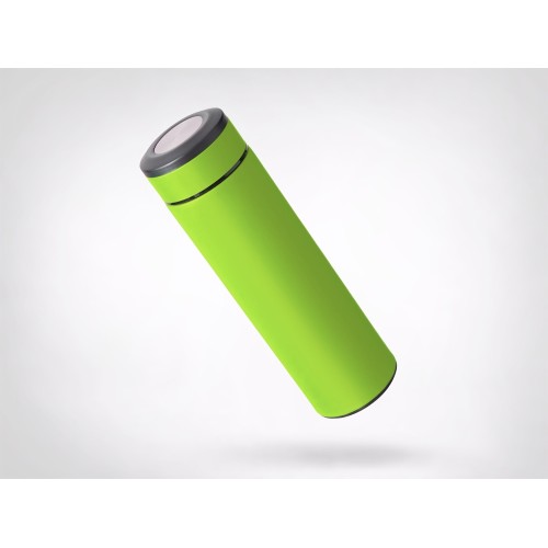 Вакуумный термос "Vacuum Flask C1", soft touch, 420мл, зеленое яблоко