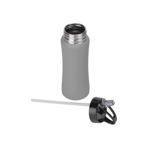 Бутылка для воды "Bottle C1", сталь, soft touch, 600 мл, серый