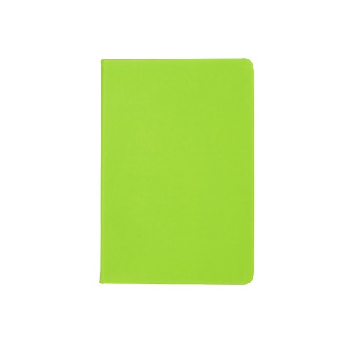 Бизнес-блокнот C2 софт-тач, твердая обложка, 128 листов, зеленое яблоко