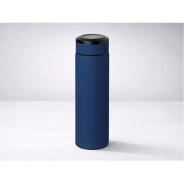 Вакуумный термос "Vacuum Flask C1", soft touch, 420мл, темно-синий