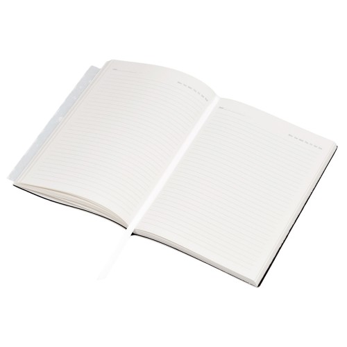 Бизнес-блокнот C1 софт-тач, гибкая обложка, 128 листов, белый