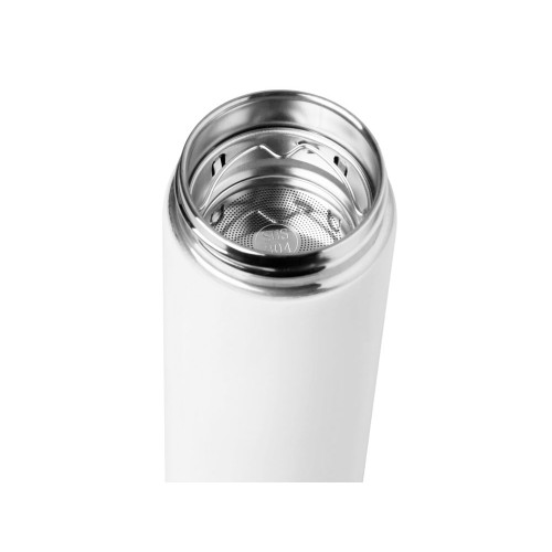 Вакуумный термос "Vacuum Flask C1", soft touch, 420мл, белый