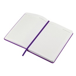 Бизнес-блокнот C2 софт-тач, твердая обложка, 128 листов, фиолетовый