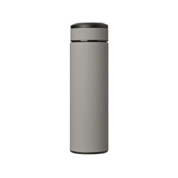 Вакуумный термос "Vacuum Flask C1", soft touch, 420мл, серый
