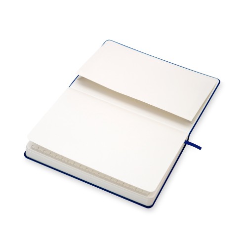 Бизнес-блокнот "С3" софт-тач с магнитом, твердая обложка, 128 листов, темно-синий