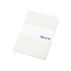 Бизнес-блокнот C2 софт-тач, твердая обложка, 128 листов, белый
