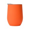 Термокружка "Vacuum mug C1", soft touch, 370мл, оранжевый