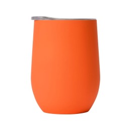 Термокружка "Vacuum mug C1", soft touch, 370мл, оранжевый
