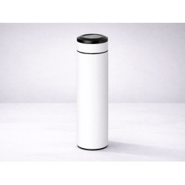 Вакуумный термос "Vacuum Flask C1", soft touch, 420мл, белый
