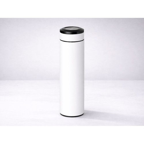 Вакуумный термос "Vacuum Flask C1", soft touch, 420мл, белый