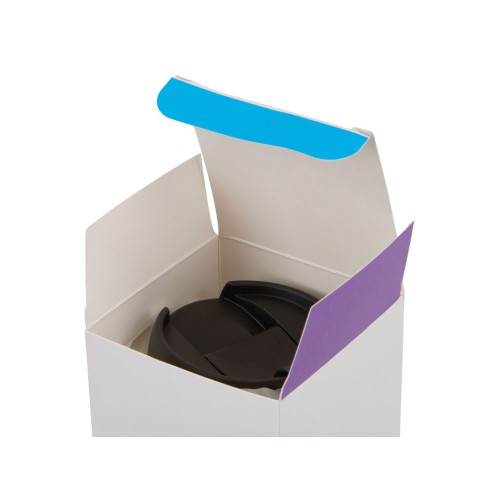 Термокружка "Double wall mug C1", soft touch, 350 мл, синий