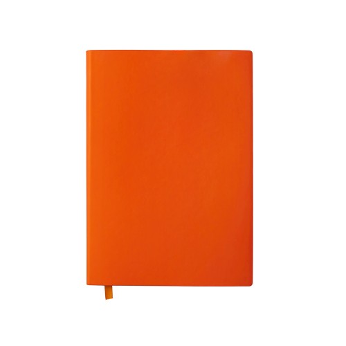 Блокнот C1 софт-тач, гибкая обложка, 128 листов, оранжевый