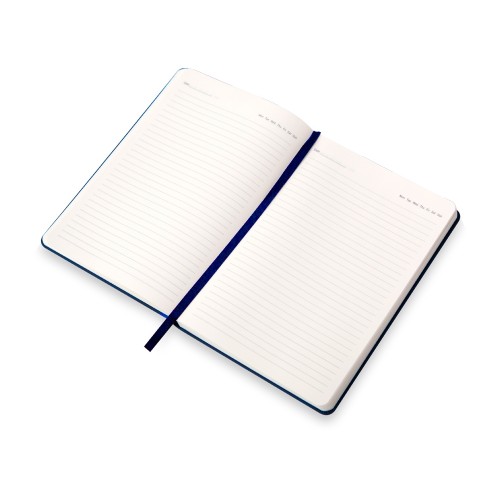 Бизнес-блокнот "С3" софт-тач с магнитом, твердая обложка, 128 листов, темно-синий