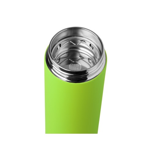 Вакуумный термос "Vacuum Flask C1", soft touch, 420мл, зеленое яблоко