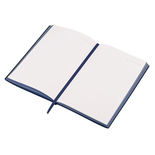 Бизнес-блокнот C1 софт-тач, гибкая обложка, 128 листов, темно-синий