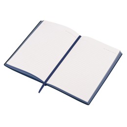 Бизнес-блокнот C1 софт-тач, гибкая обложка, 128 листов, темно-синий (Р)