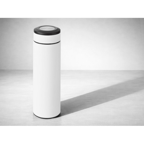 Вакуумный термос "Vacuum Flask C1", soft touch, 420мл, белый