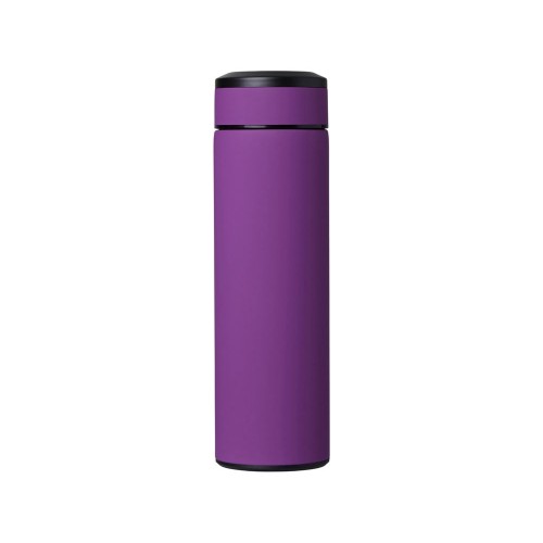 Вакуумный термос "Vacuum Flask C1", soft touch, 420мл, фиолетовый