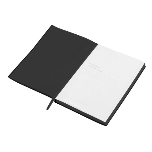 Бизнес-блокнот C1 софт-тач, гибкая обложка, 128 листов, черный