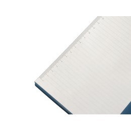 Блокнот C1 софт-тач, гибкая обложка, 128 листов, темно-синий