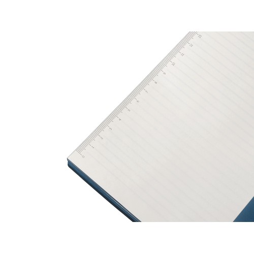 Блокнот C1 софт-тач, гибкая обложка, 128 листов, темно-синий