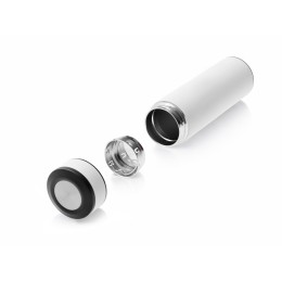 Вакуумный термос "Vacuum Flask C1", soft touch, 420мл, белый