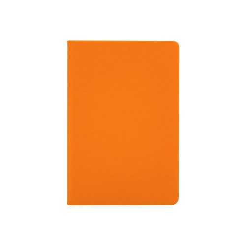 Бизнес-блокнот "С3" софт-тач с магнитом, твердая обложка, 128 листов, оранжевый