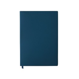 Блокнот C1 софт-тач, гибкая обложка, 128 листов, темно-синий