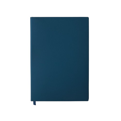Блокнот C1 софт-тач, гибкая обложка, 128 листов, темно-синий