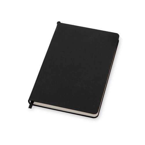 Бизнес-блокнот "С3" софт-тач с магнитом, твердая обложка, 128 листов, черный